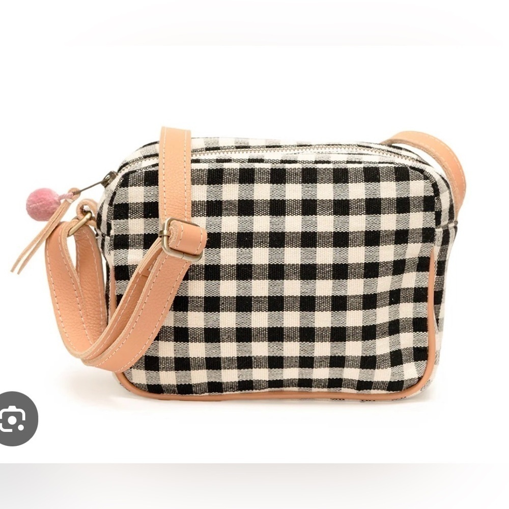 Mercado Global Juana Picnic Check Crossbody Bag NWT